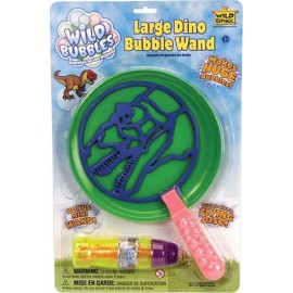 Baguette à bulles dinosaure avec Frisbee Wild Republic