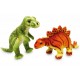 Peluches dinosaures Ronny et Conny