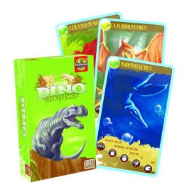 Jeu de cartes dinosaures Dino Challenge Vert
